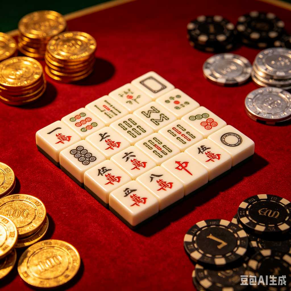 wood mahjong tiles